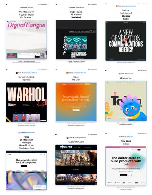 Show HN: Fontofweb – Discover Fonts Used on a Website or Websites Using Font(s)